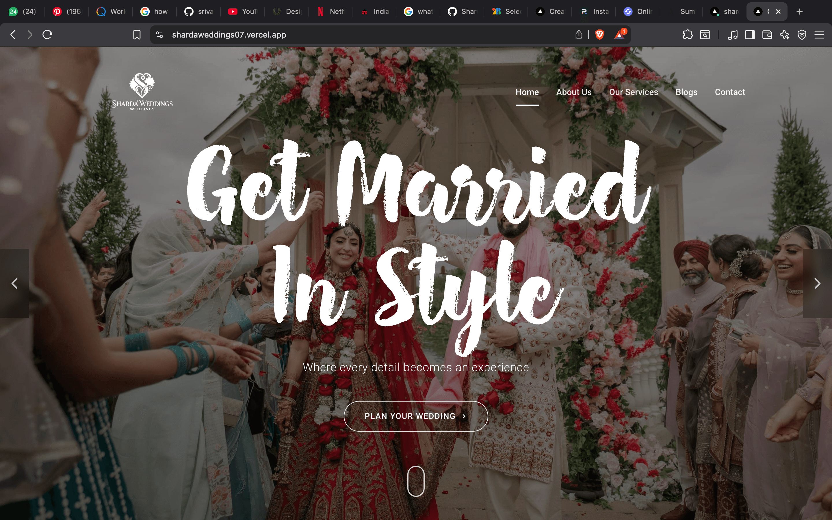 Event Planner Portfolio